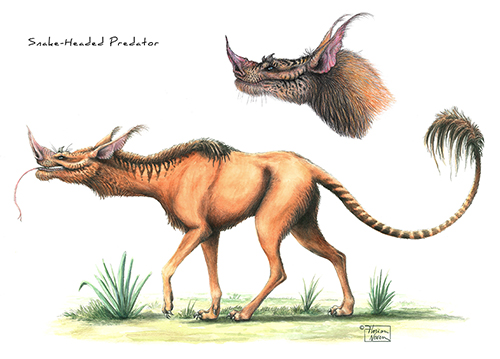 Prédateur à tête de serpent ("Snake-Headed Predator")