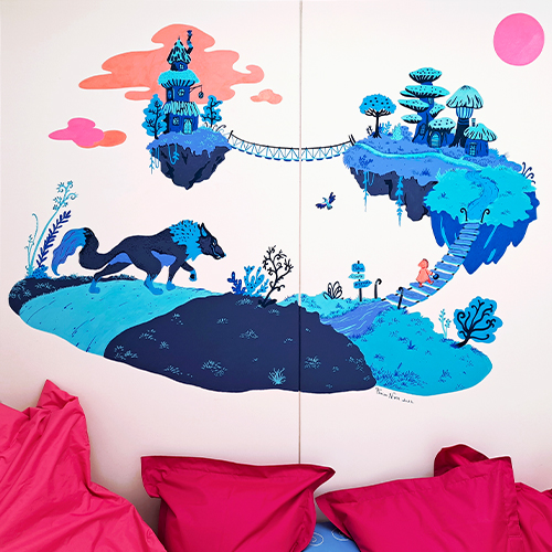 Fresque "L'Heure du Conte"